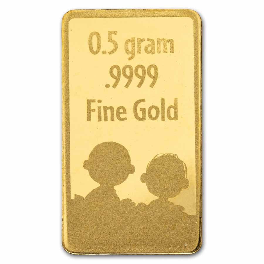 Great Pumpkin 1/2 Gram Gold Bar back