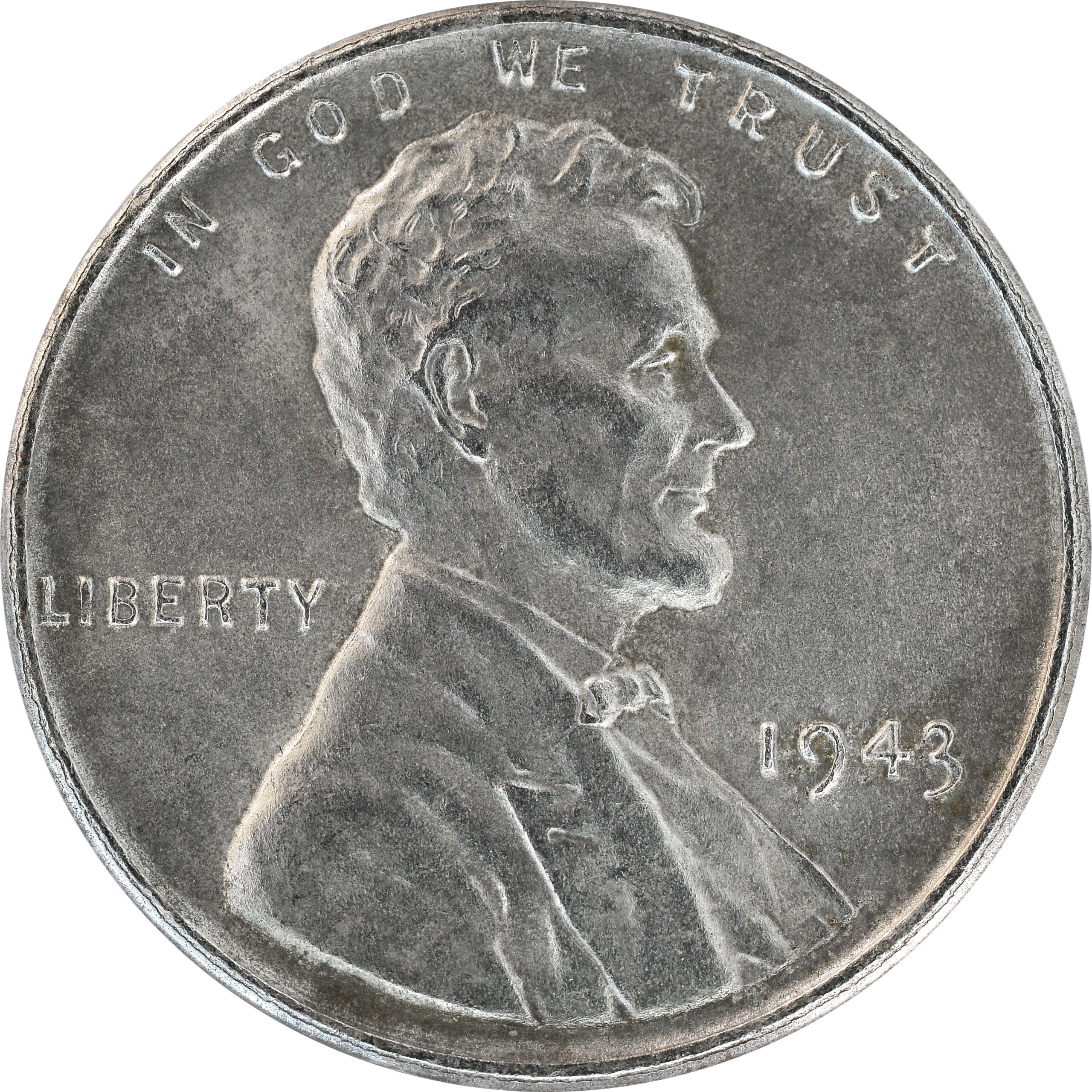 Steel Lincoln wheat cent obverse
