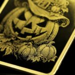 2026 Germania Mint Halloween 1/100 oz Gold Bar