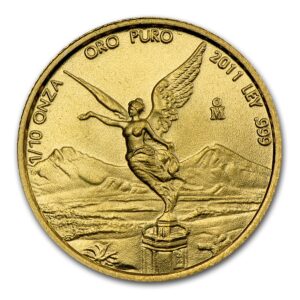 2011 1/10 oz Mexican Gold Libertad - BU