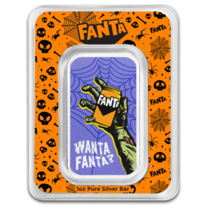 2026 PAMP Fanta Halloween 1 oz Silver Bar – Colorized