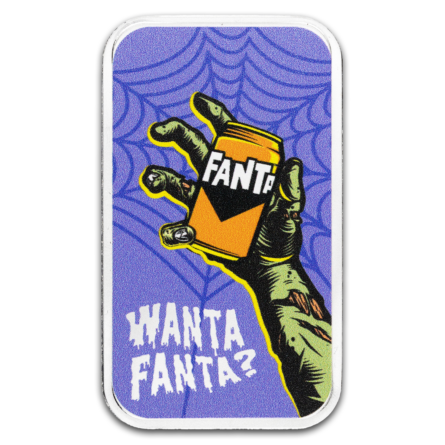 PAMP Orange Fanta Halloween 1 oz silver bar — supplied product view 4