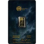 halloween of germania proof 1/100 oz gold minted bar
