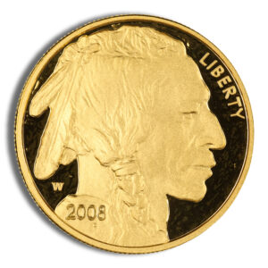 2008-W 1 oz Proof Gold Buffalo (w/Box & COA)