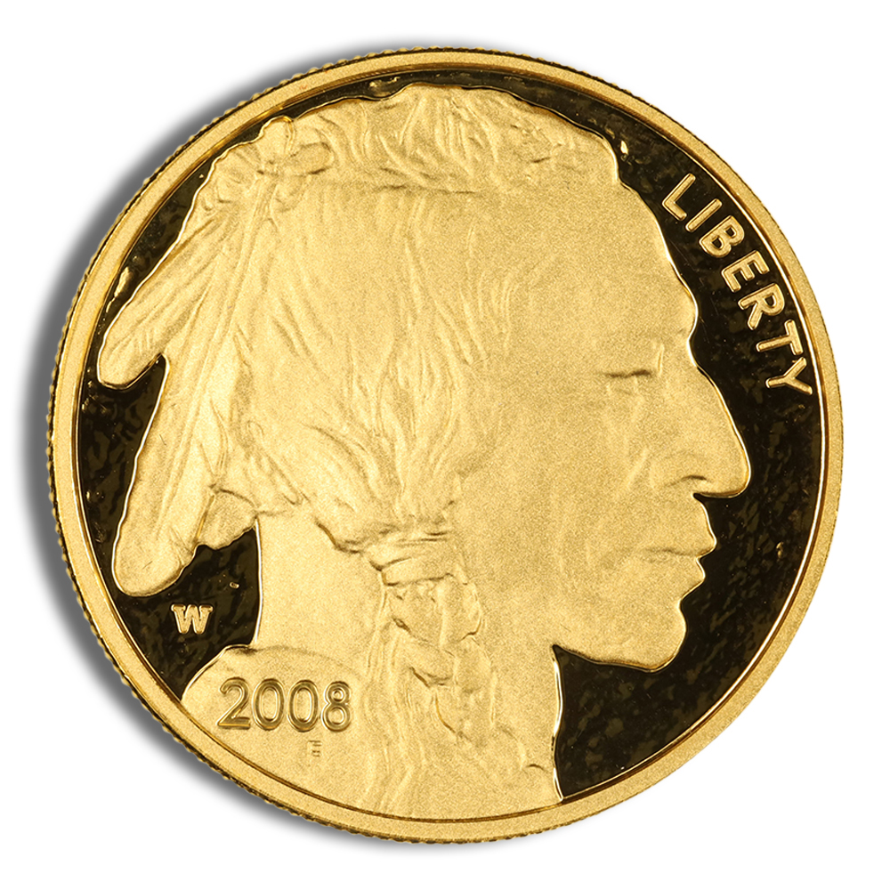 2008-W 1 oz Proof Gold Buffalo (w/Box & COA)