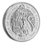 2022 1 oz Great Britain Tudor Beast Platinum Coin – Lion of England product image