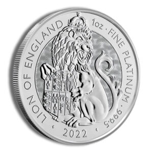 2022 1 oz Great Britain Tudor Beast Platinum Coin – Lion of England product image