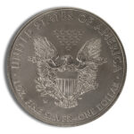 2011-W Burnished Silver Eagle with Box & COA
