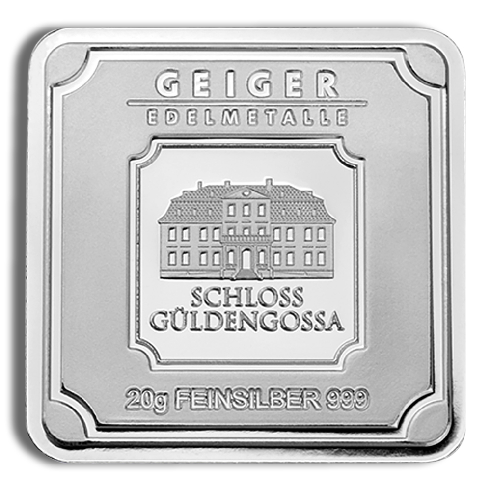 30 x 20 gram Silver Geiger Bar Box