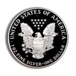 1986-S Proof Silver Eagle with Box & COA