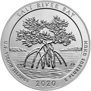2020 5 oz ATB Salt River Bay Silver Coin - BU 10 pms 1105678