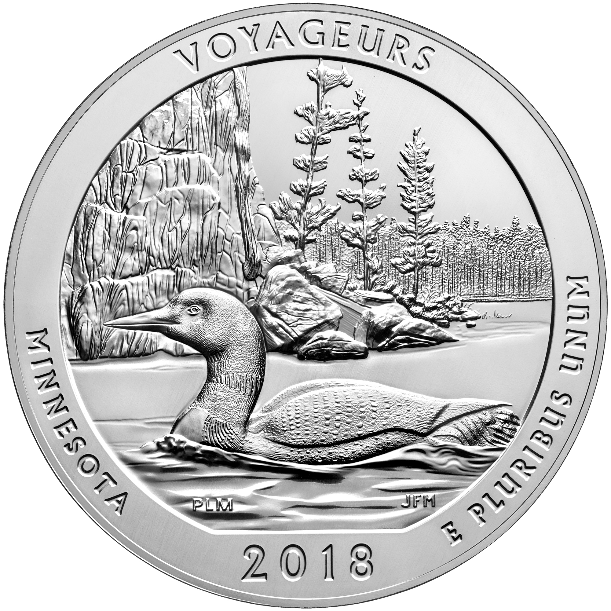 2018 5 oz ATB Voyageurs Silver Coin – BU