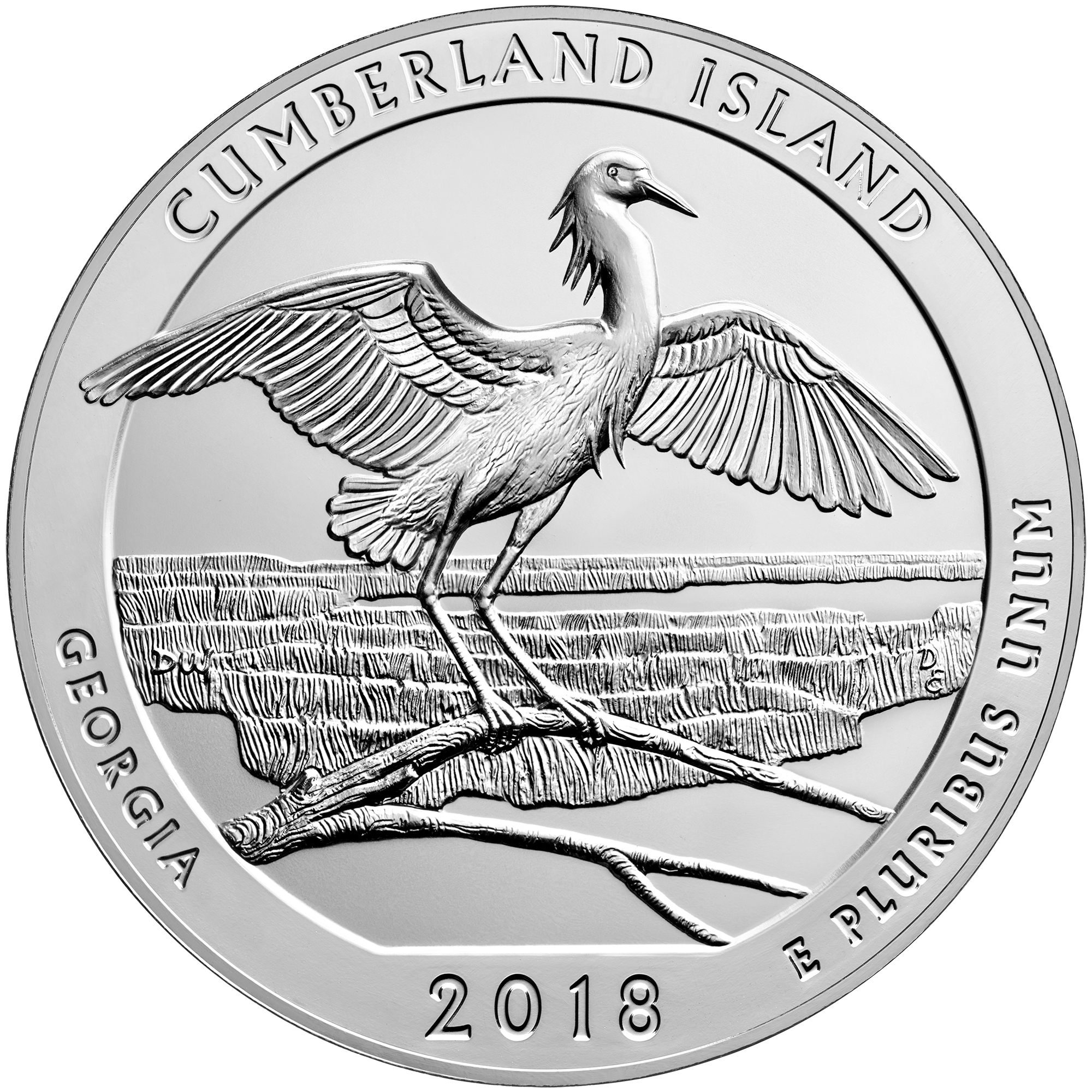 2018 5 oz ATB Block Island Silver Coin - BU