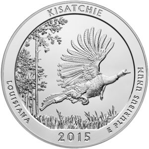 2015 5 oz ATB Kisatchie Silver Coin – BU