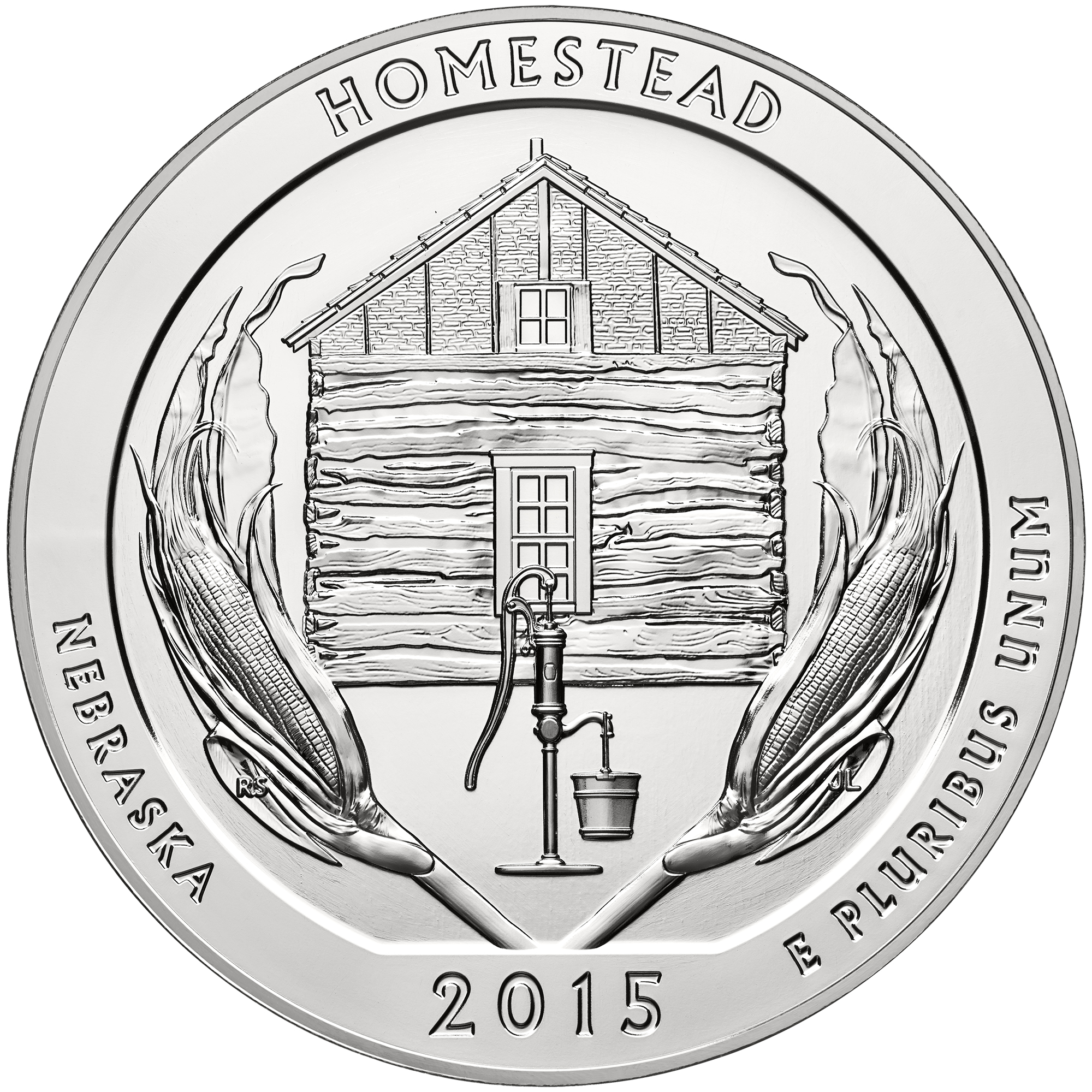 2015 5 oz ATB Saratoga Silver Coin - BU