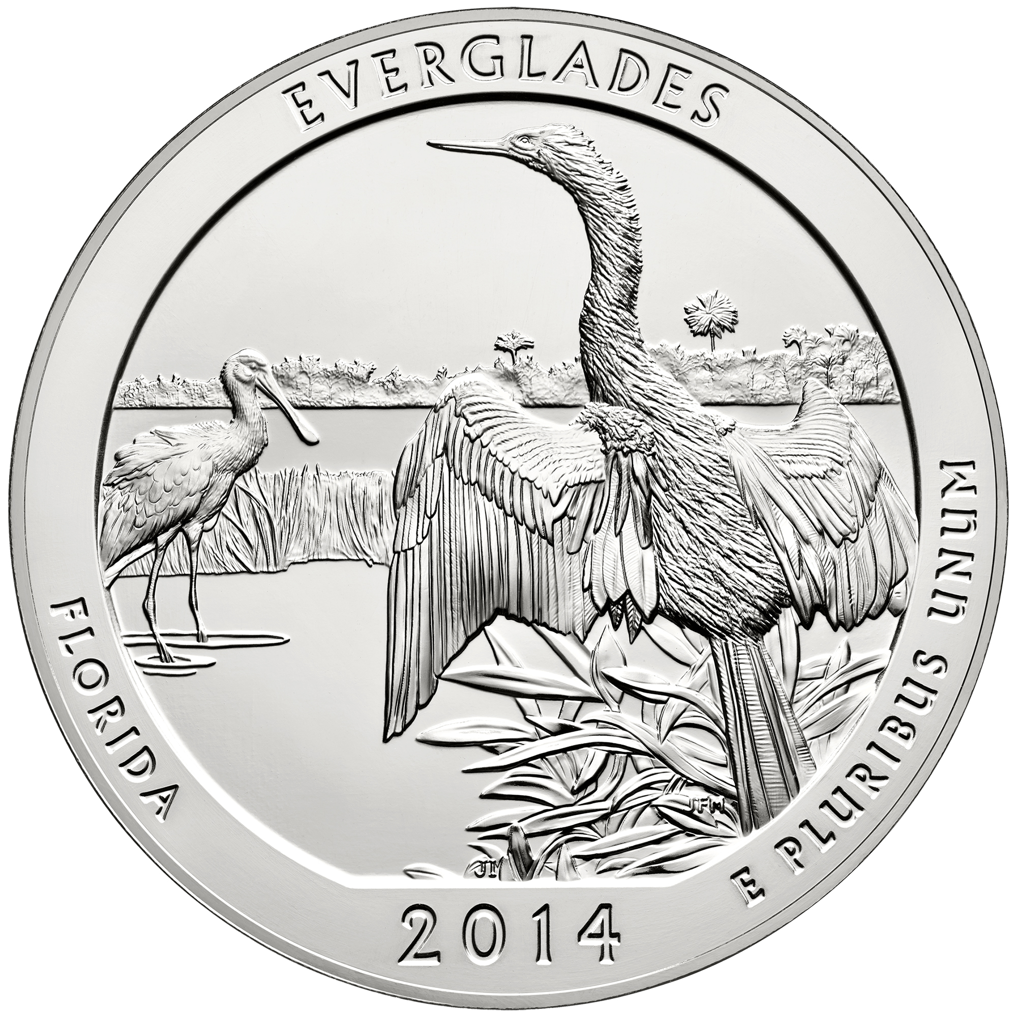 2014 5 oz ATB Everglades Silver Coin – BU