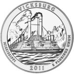 2011 5 oz ATB Vicksburg Silver Coin – BU