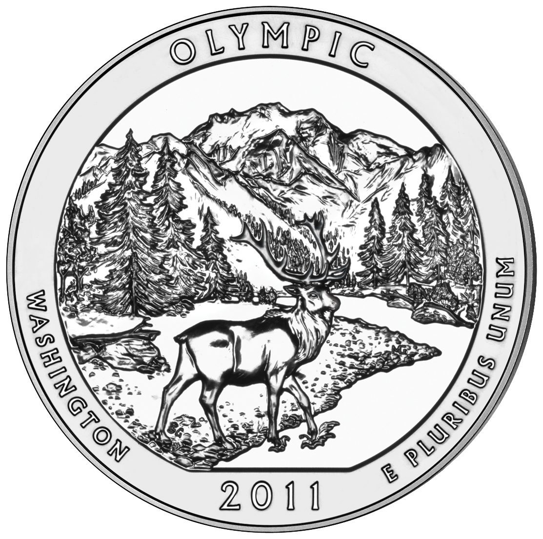 2011 5 oz ATB Olympic Silver Coin – BU