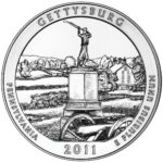 2011 5 oz ATB Gettysburg Silver Coin – BU