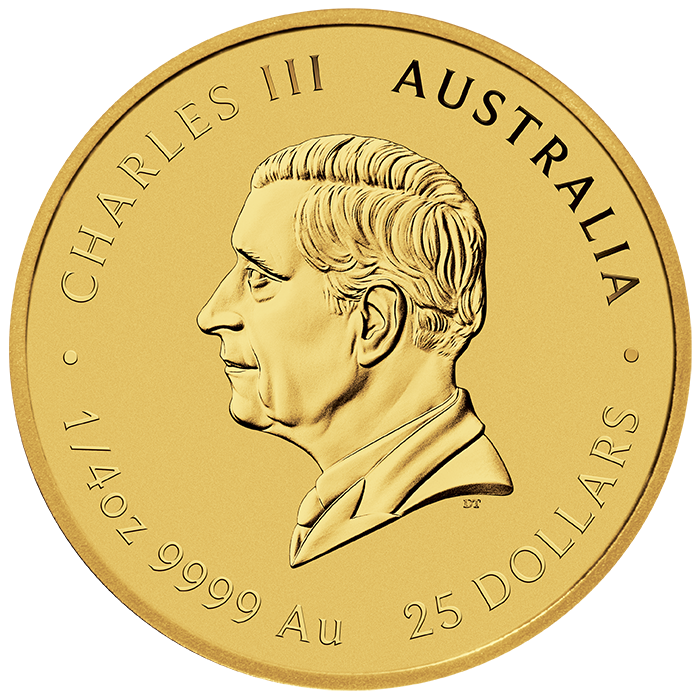 2025 1/4 oz Australia Gold Lunar Snake BU - Series III