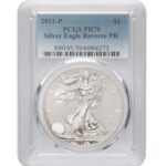 2011-P Reverse Proof Silver Eagle PCGS PR70