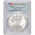 2018-W Proof Silver Eagle PCGS PR70 First Strike product image