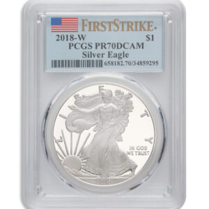 2018-W Proof Silver Eagle PCGS PR70 First Strike product image