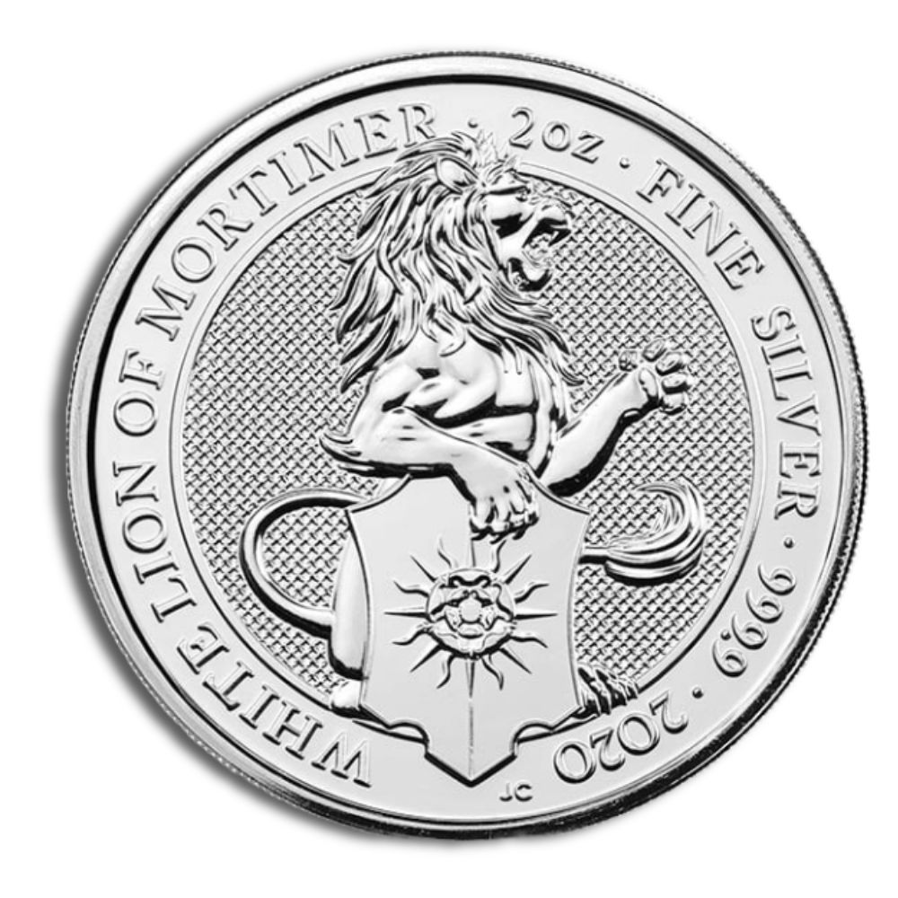 2 oz Silver Great Britain Queen’s Beasts (Year/Design Varies)