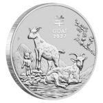 2027 1/2 oz Australia Silver Lunar Goat BU – Series III