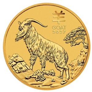 2027 1/10 oz Australia Gold Lunar Goat BU - Series III 15 pms 16946527