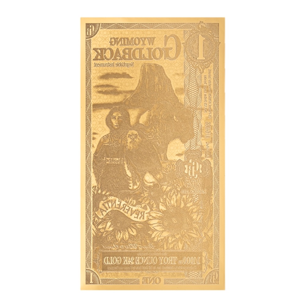 Wyoming 1 Goldback