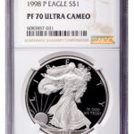 1998-P Proof Silver Eagle NGC PF70