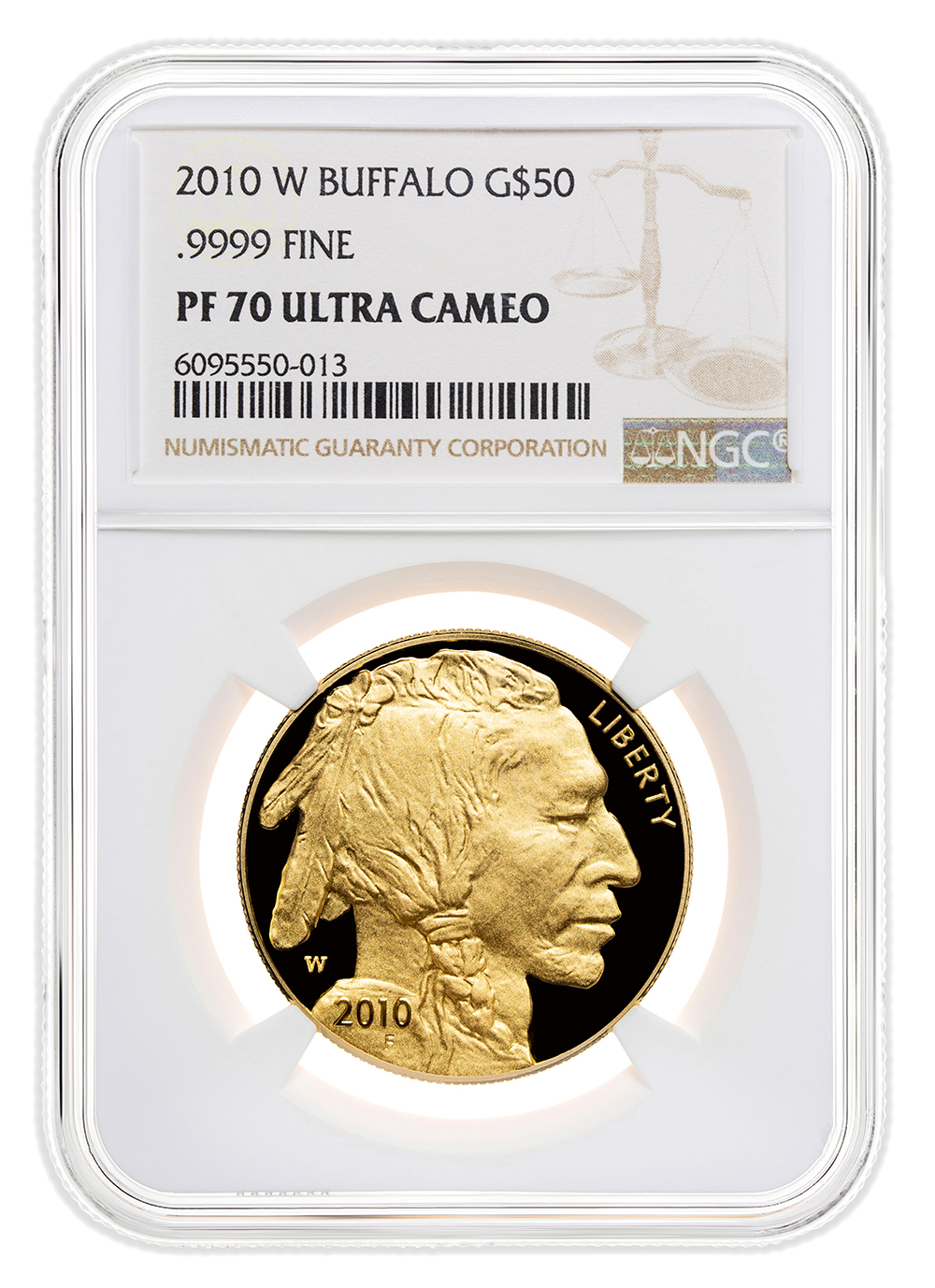 2010-W $50 Proof Gold Buffalo NGC PF70