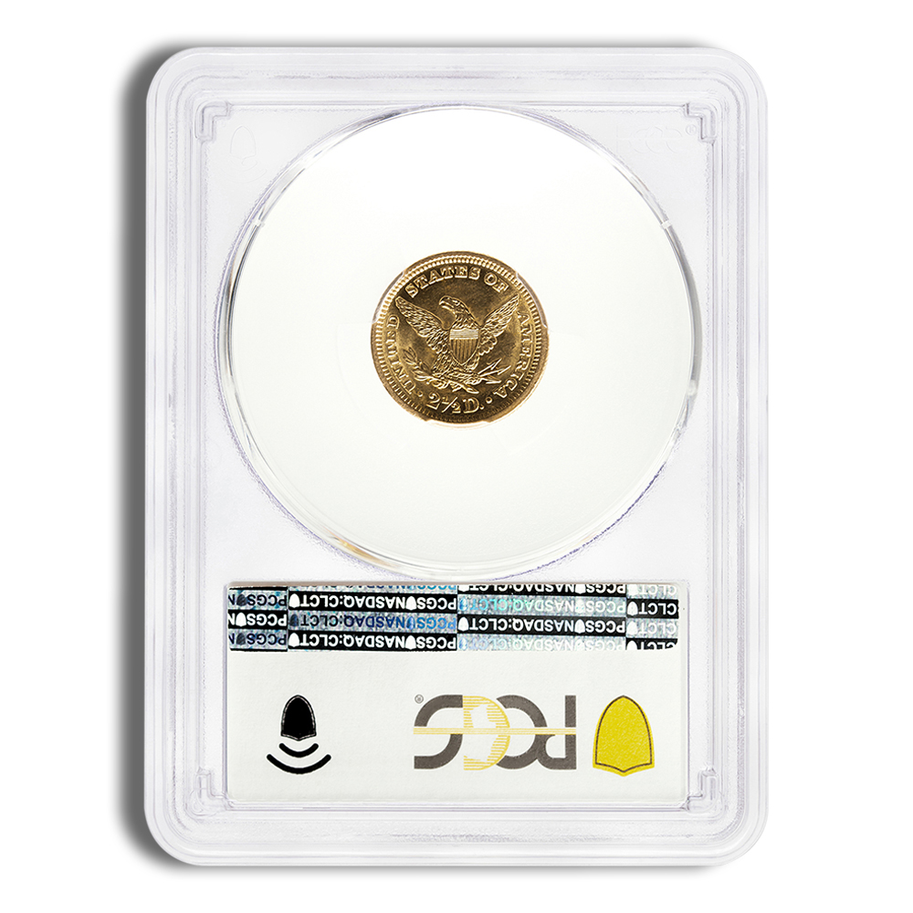 $2.5 Gold Liberty Quarter Eagle - PCGS MS62