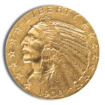 $5 Gold Indian Half Eagle – AU