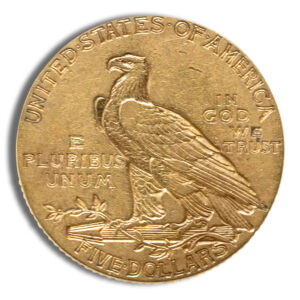 $5 Gold Indian Half Eagle – XF