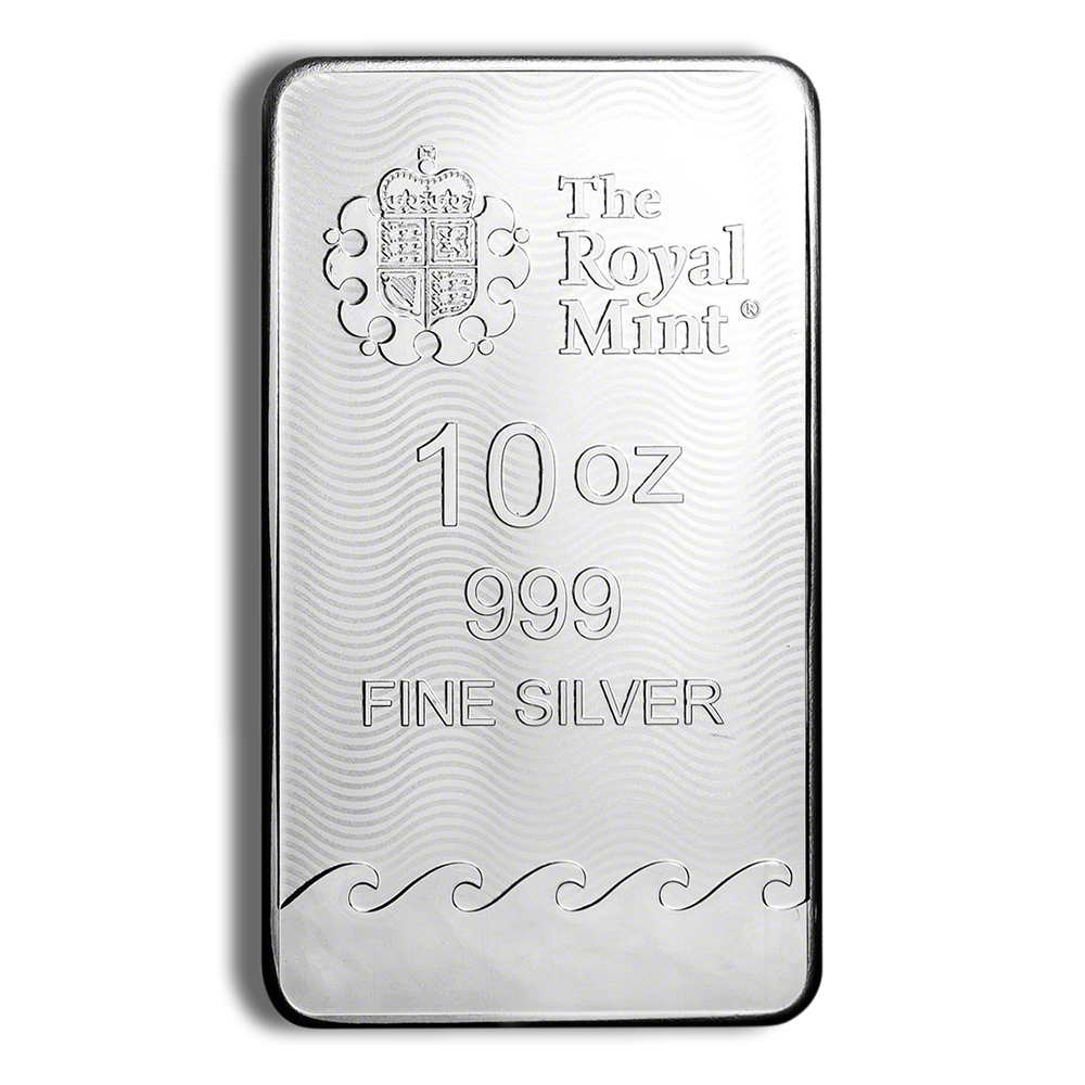10 oz Silver Bar - Britannia