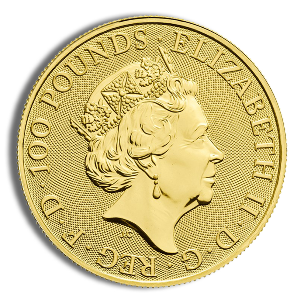2020 1 oz Great Britain Queen's Beast Gold Coin - White Horse