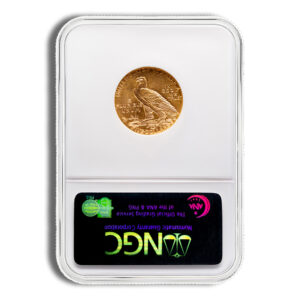 $5 Gold Indian Half Eagle – NGC MS62