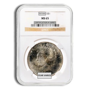 Peace Dollar - NGC MS65