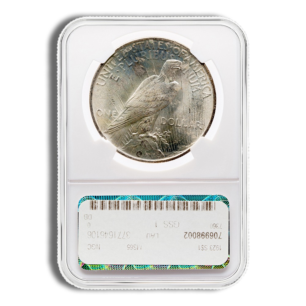 Peace Dollar - NGC MS65