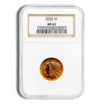 $5 Gold Indian Half Eagle – NGC MS62