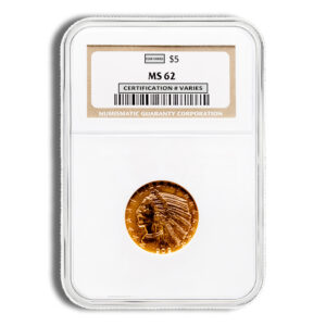 $5 Gold Indian Half Eagle - NGC MS62 13 pms 4337785