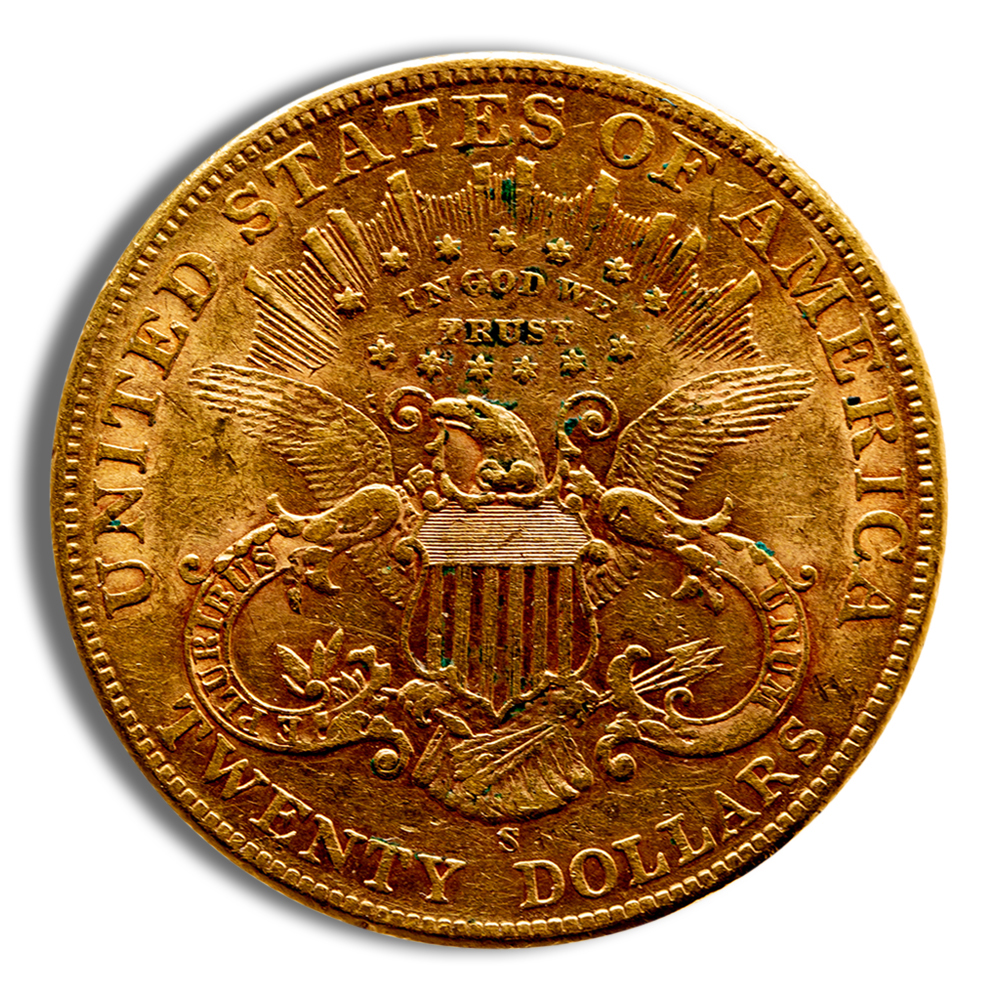 $20 Gold Liberty Double Eagle – XF