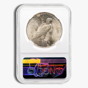 Peace Dollar NGC MS60–MS62 | Certified Silver Coin