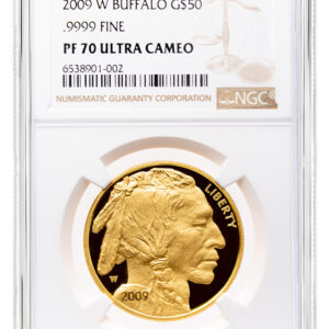 2009-W $50 Proof Gold Buffalo NGC PF70
