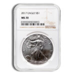 2017 Silver Eagle NGC MS70 product image