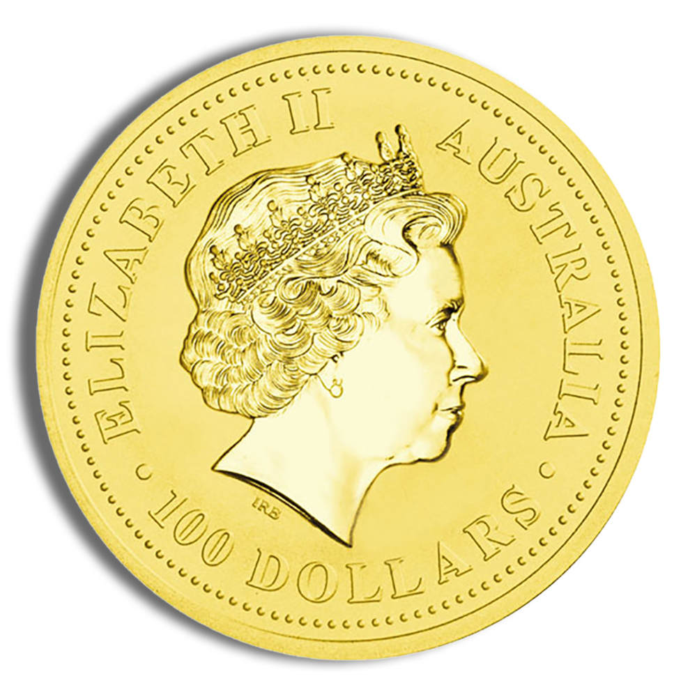 2003 1 oz Australia Gold Lunar Goat BU - Series I