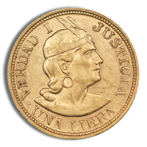 Peru 1 Libra Gold Coin product image