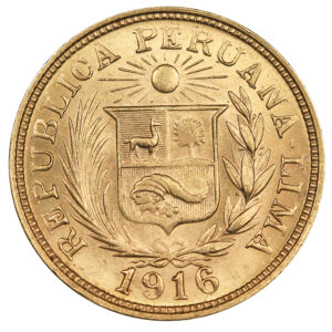 Peru 1 Libra Gold Coin product image
